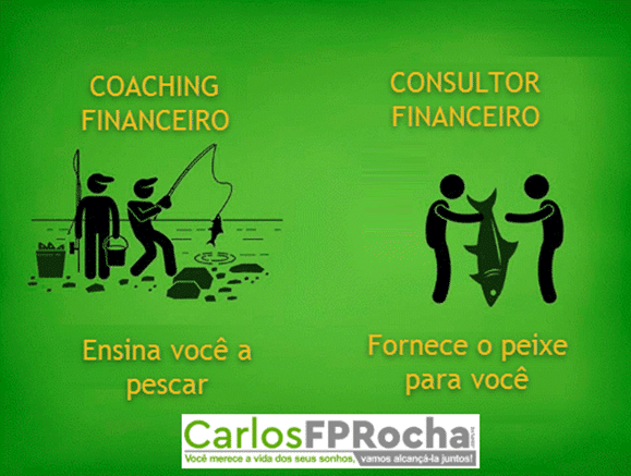 Comparação entre coaching financeiro e consultor financeiro