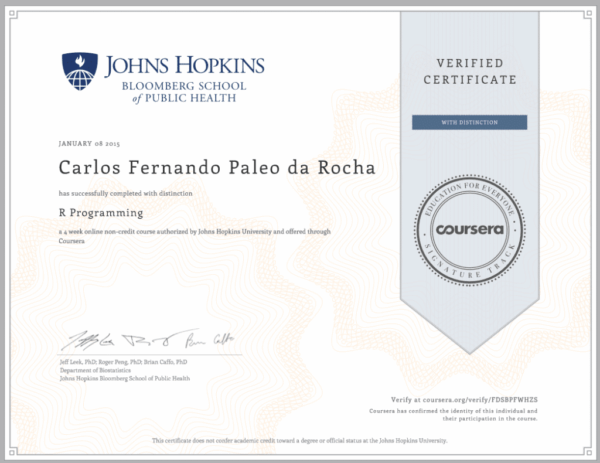 R programming Johns Hopkins