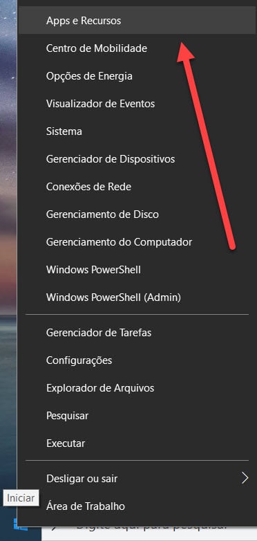 Acessando Apps e Recursos